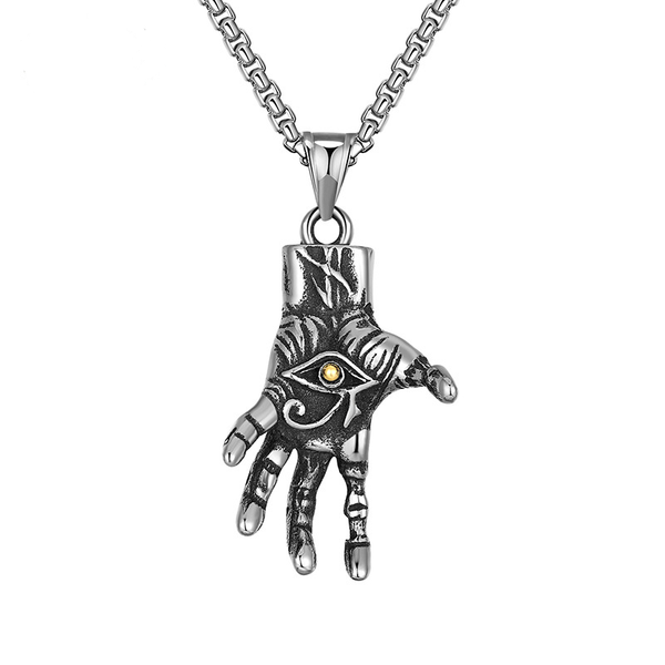 Evil's Eye Titanium Steel Necklace