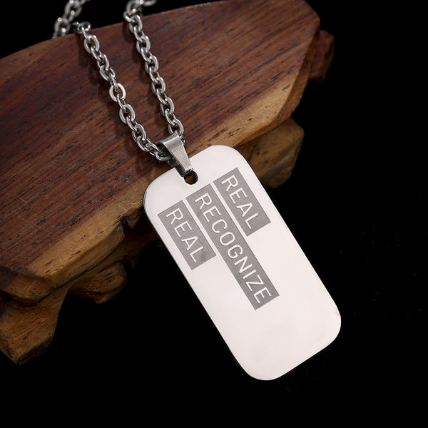Be Real Titanium Steel Necklace