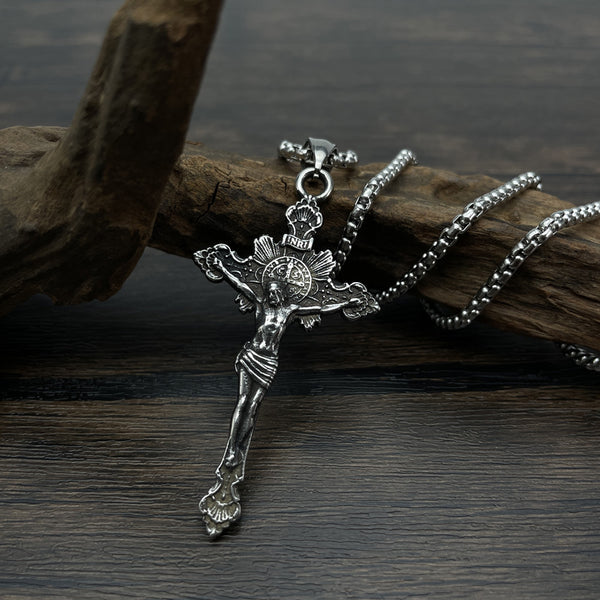 Cross Titanium Steel Necklace