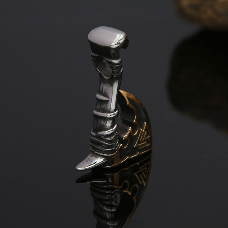 Pirate Ax Titanium Steel Necklace