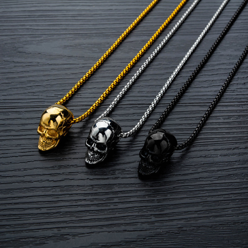 Skull Titanium Steel Necklace