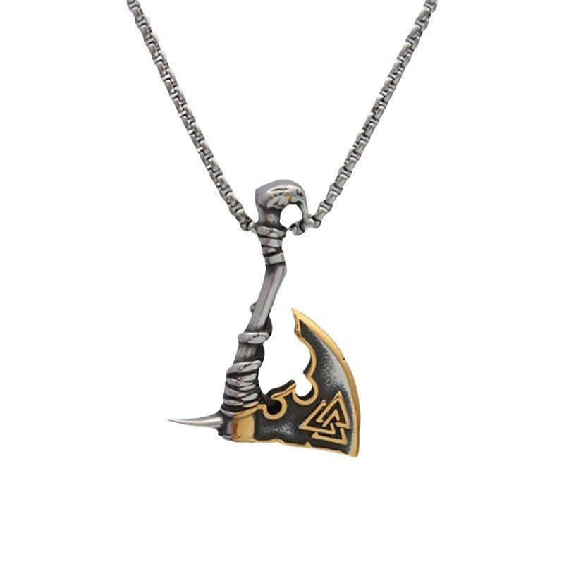 Pirate Ax Titanium Steel Necklace