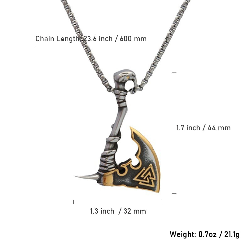 Pirate Ax Titanium Steel Necklace