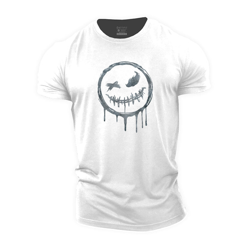 Smiley Devil Cotton T-Shirt
