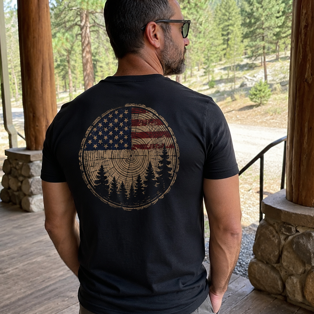 Rings of Freedom Cotton T-Shirt