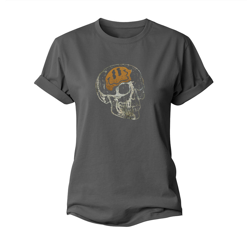 Skull Smiley Women's Cotton T-shirts