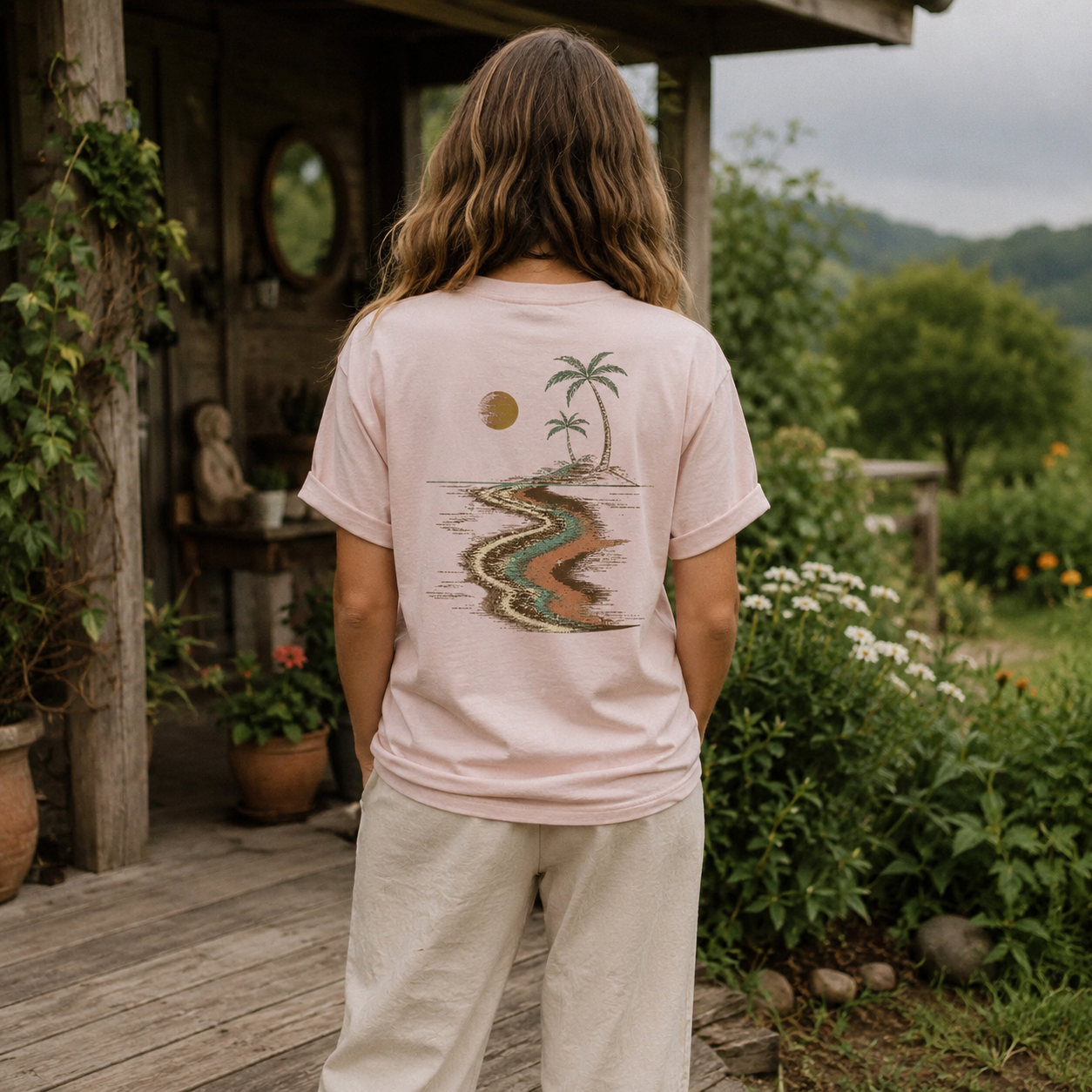Palm Moon Women's Cotton T-Shirt
