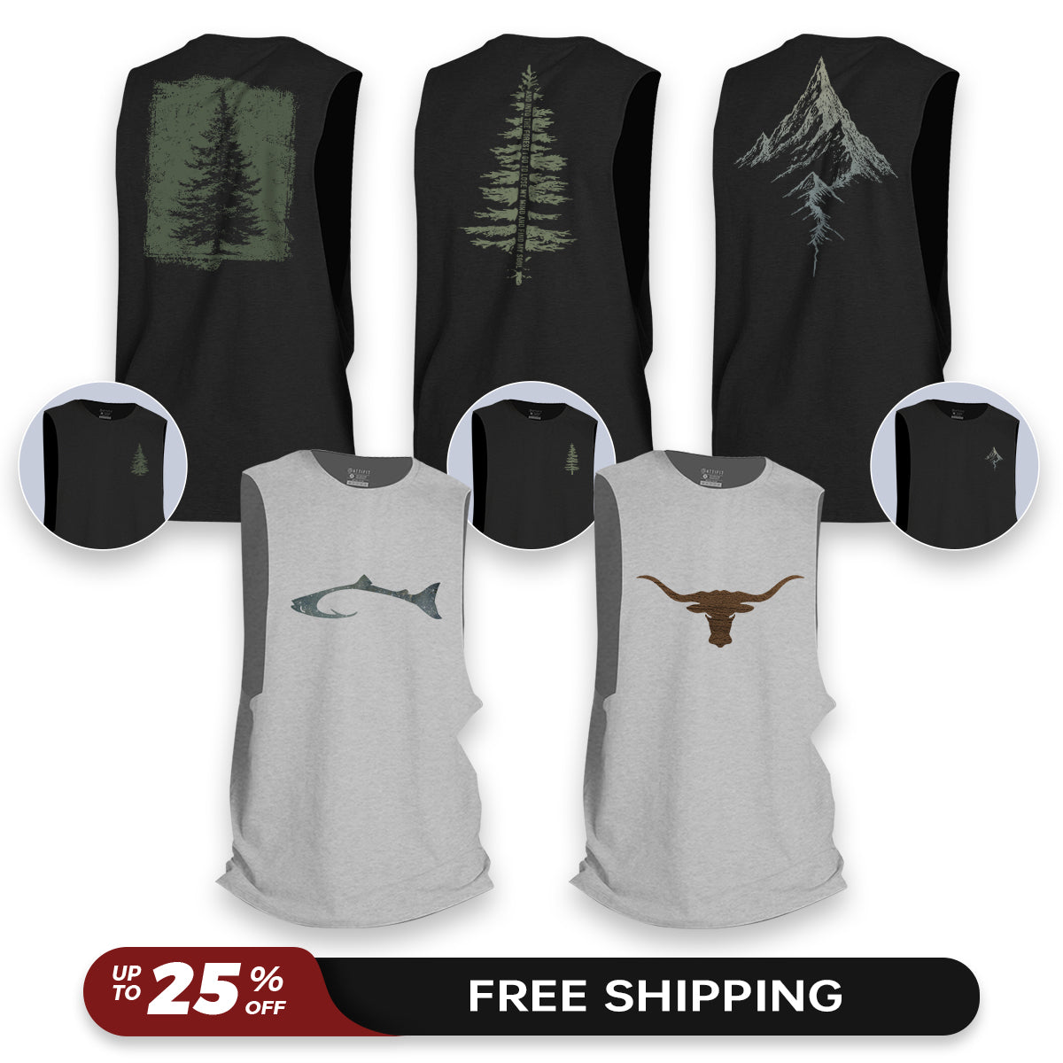 Wild Soul 5-Pack - Tank Tops