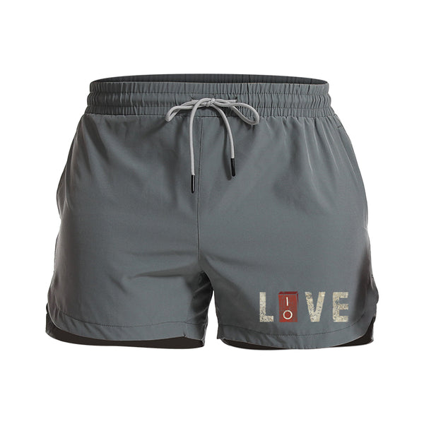 Live And Love Men's Quick Dry Shorts