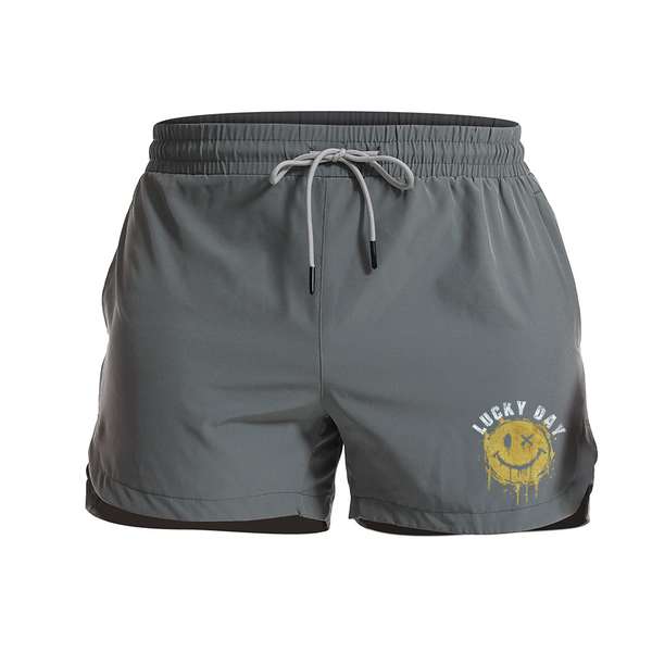 Lucky Day Men's Quick Dry Shorts