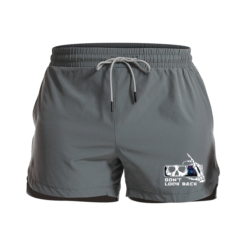 Don't Look Back Men's Quick Dry Shorts