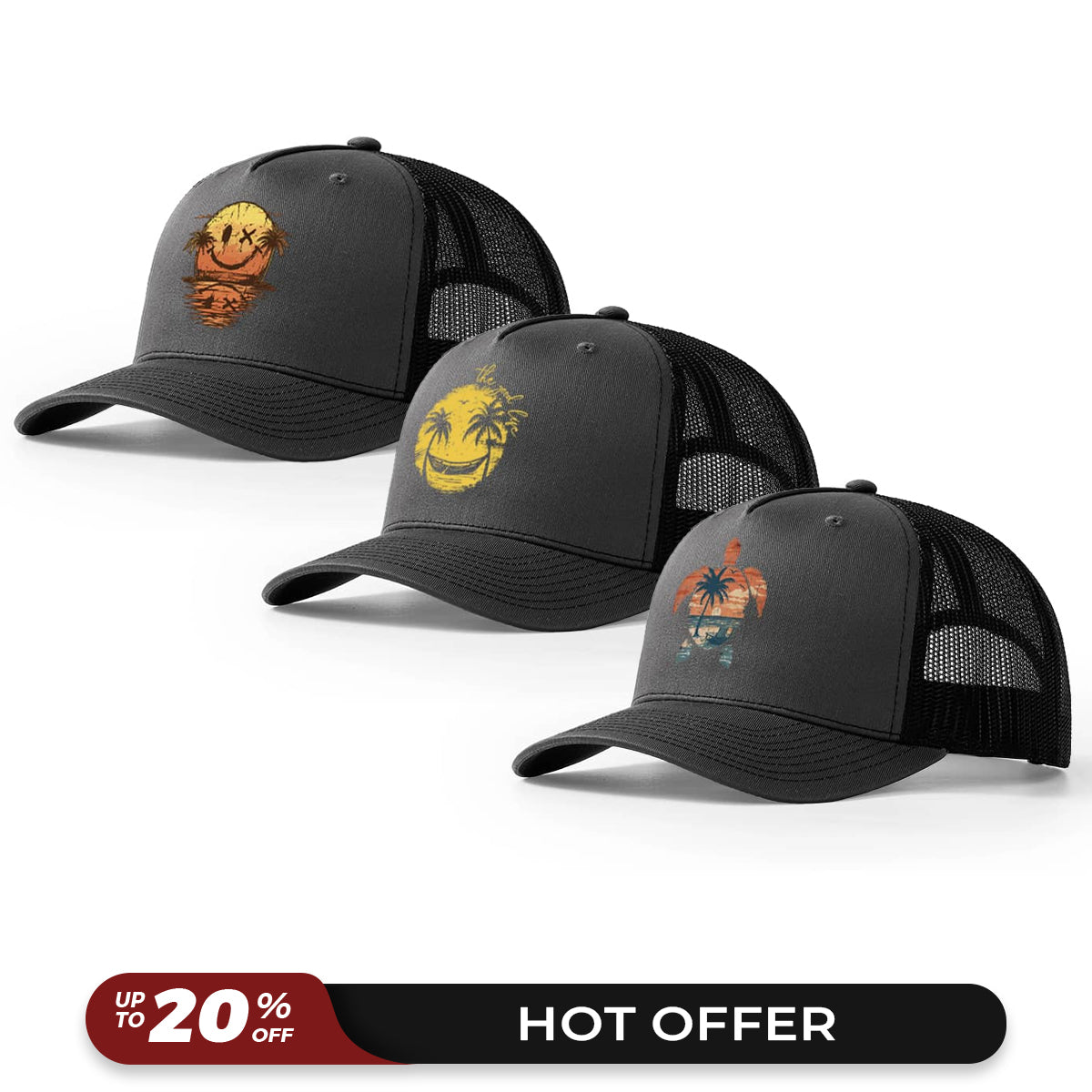 Sunset Vibe 3-Pack - Trucker Hats
