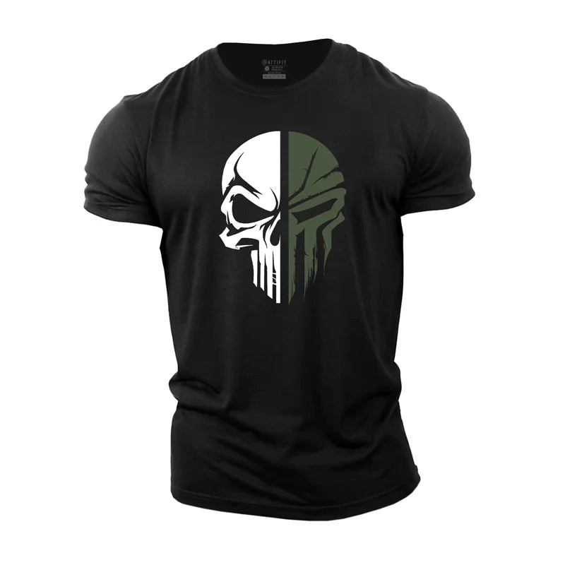 Skull Spartan Cotton T-shirts