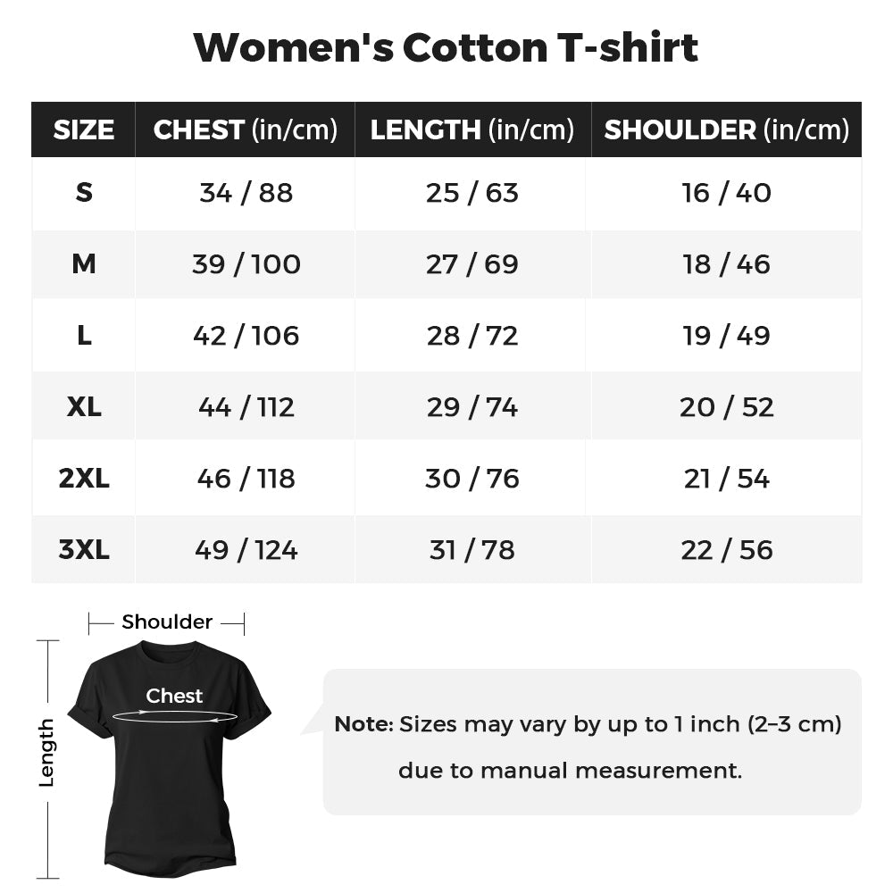 Elk And Forest Women's Cotton T-Shirt