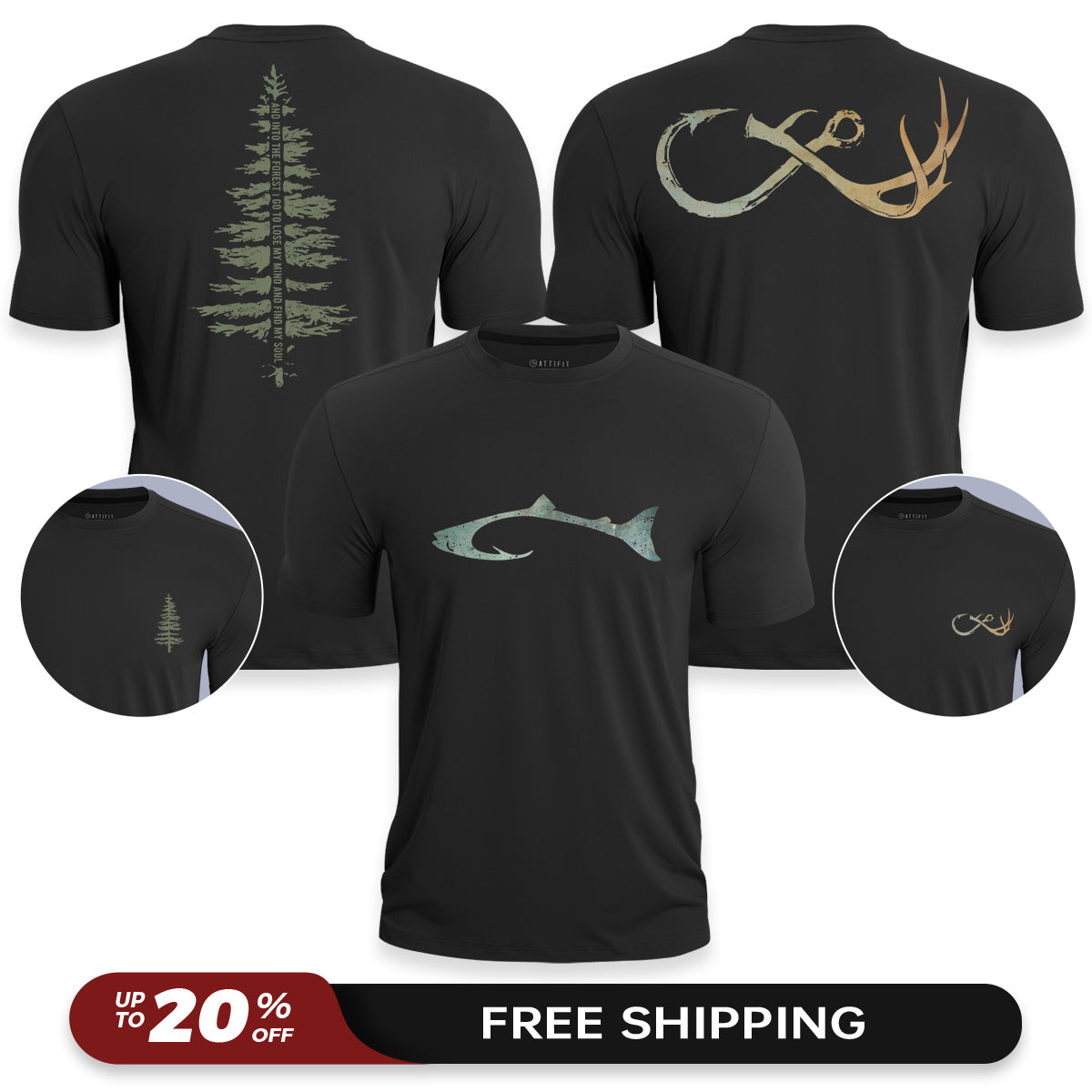 Find My Soul 3-Pack - Quick-Dry T-Shirts