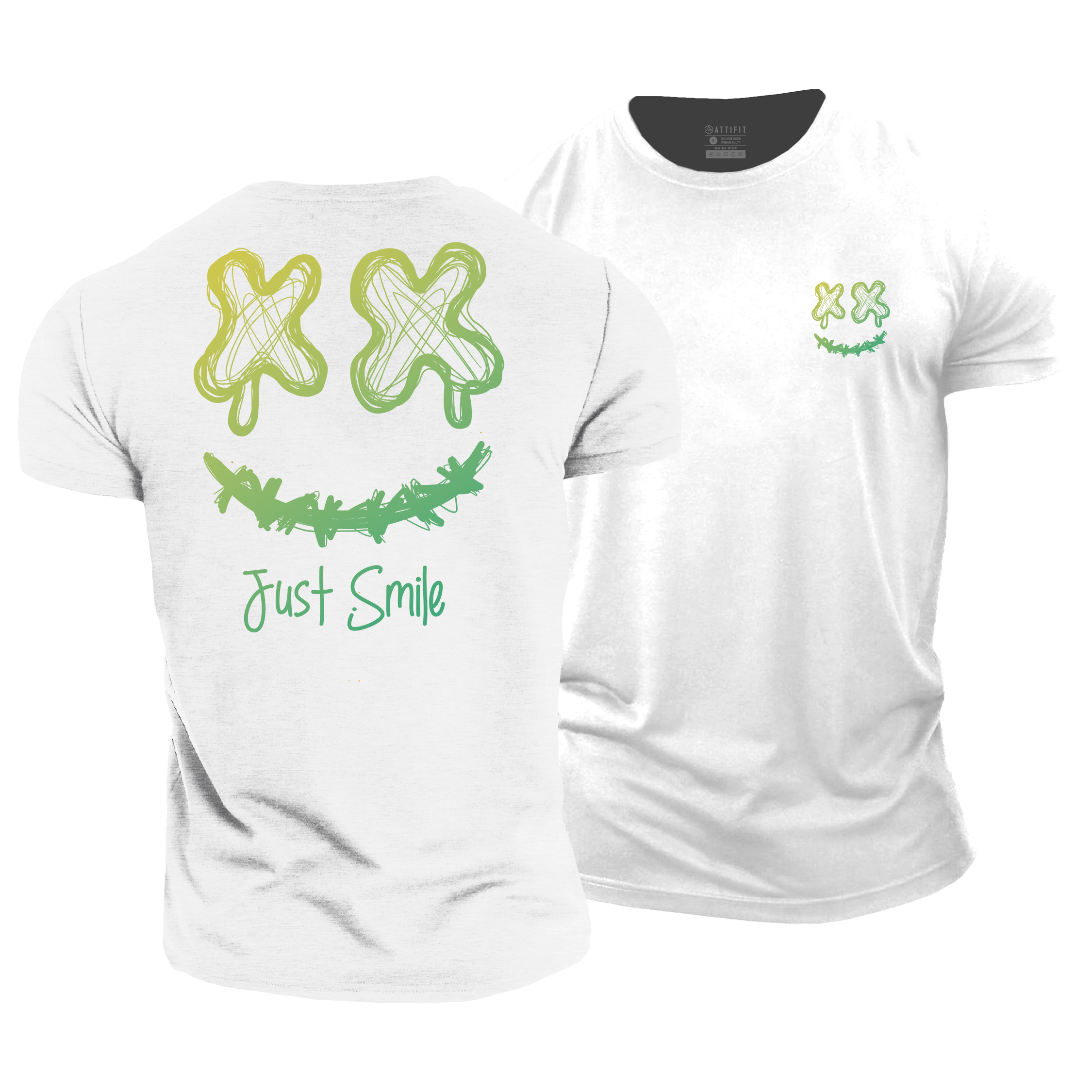 Just Smile Cotton T-Shirt