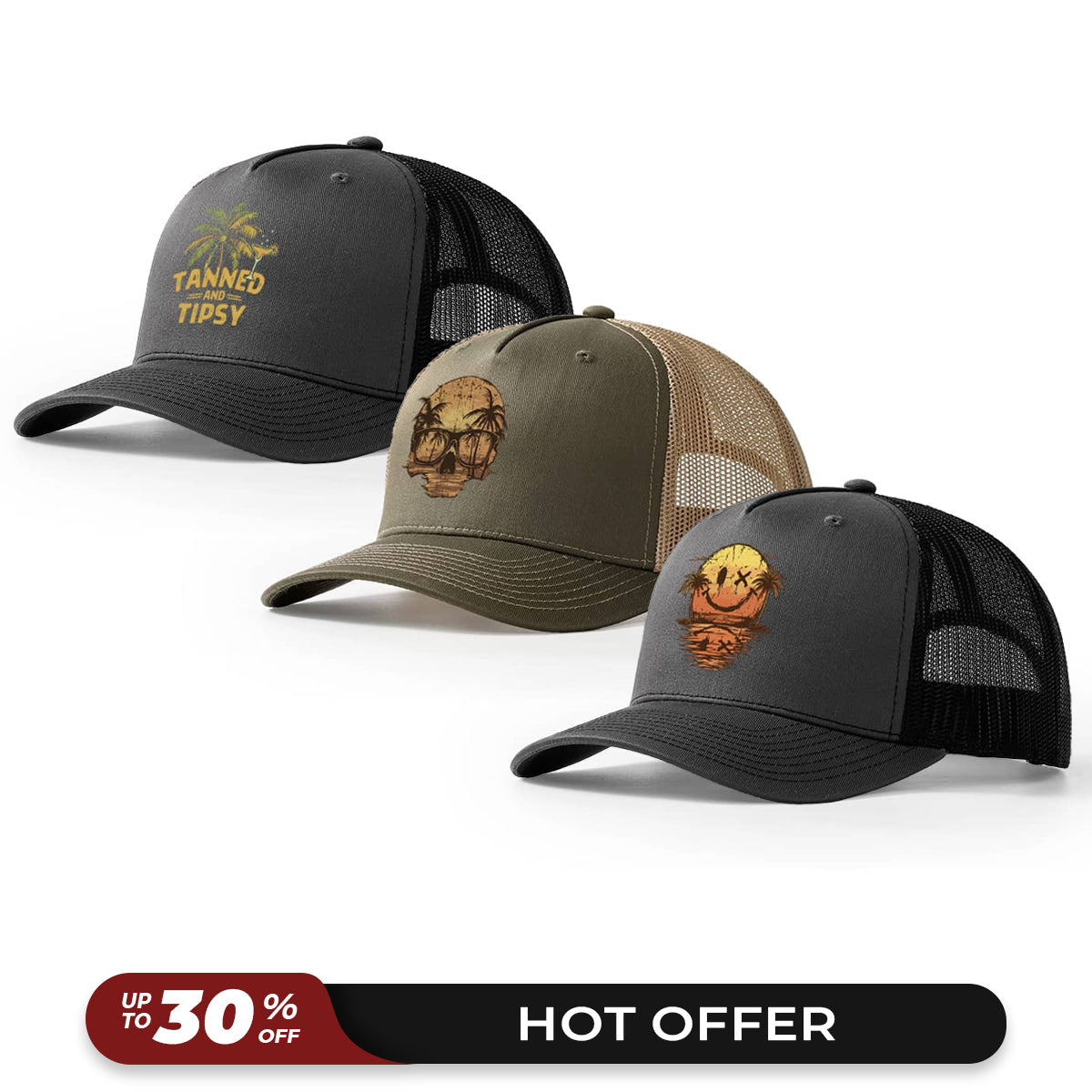 Tropical Soul 3-Pack - Trucker Hats