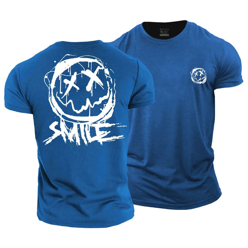 Smiley Graphic Cotton T-Shirt