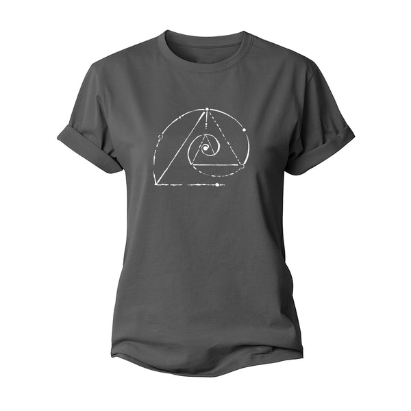 Spiral Triangle Women's Cotton T-shirts