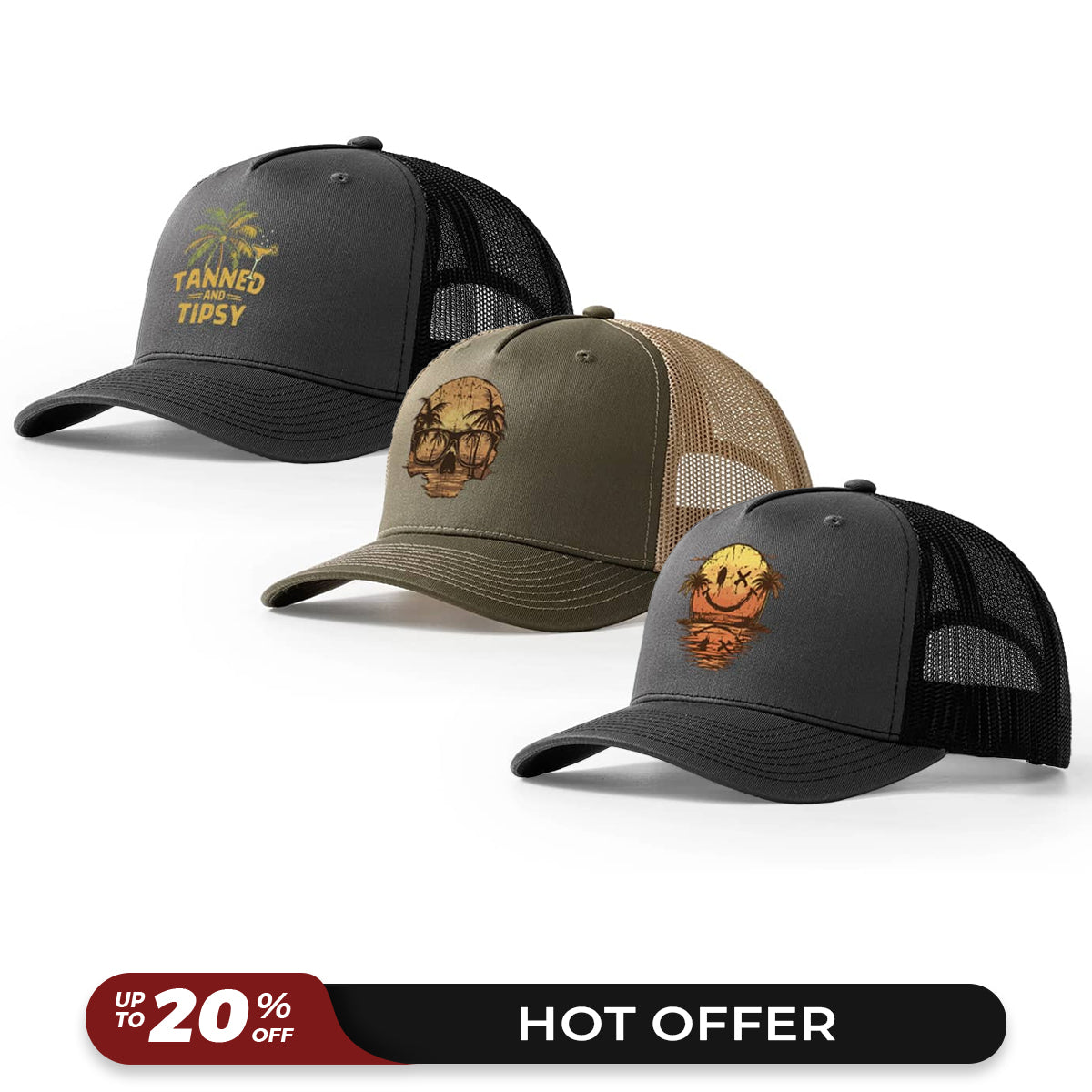 Tropical Soul 3-Pack - Trucker Hats