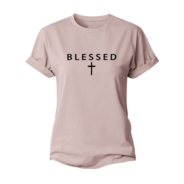 Blessed Cross Women's Cotton T-shirts