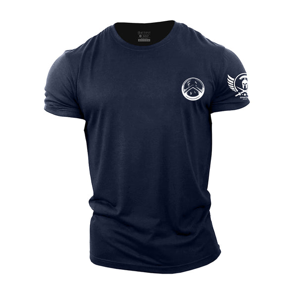 Spartan A Shield Cotton T-Shirts