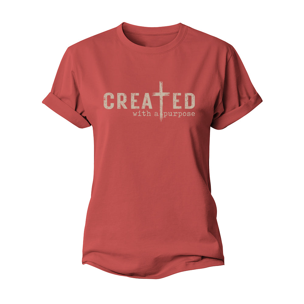 Created With A Purpose Women's Cotton T-Shirt
