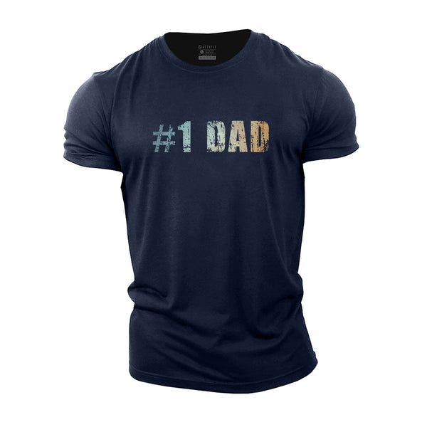 No.1 Dad Cotton T-Shirts