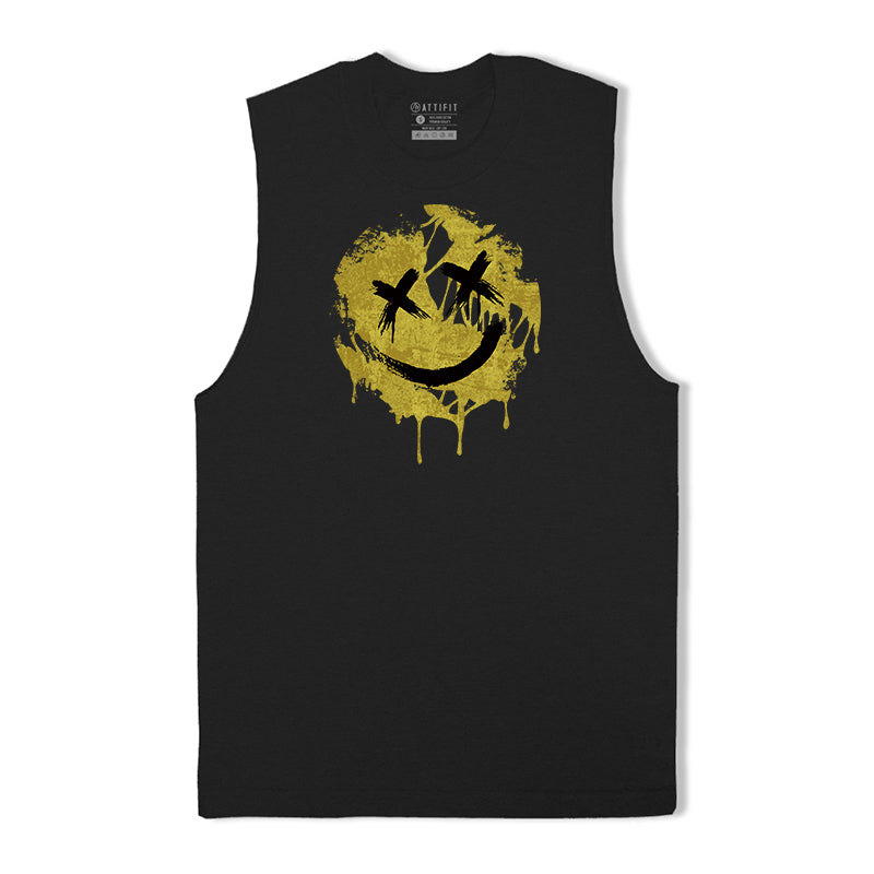 Crack Smiley Tank Top