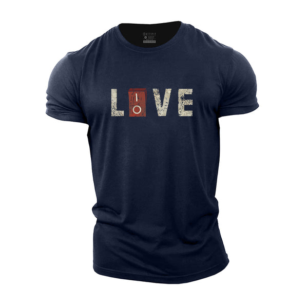 Live And Love Cotton T-Shirts