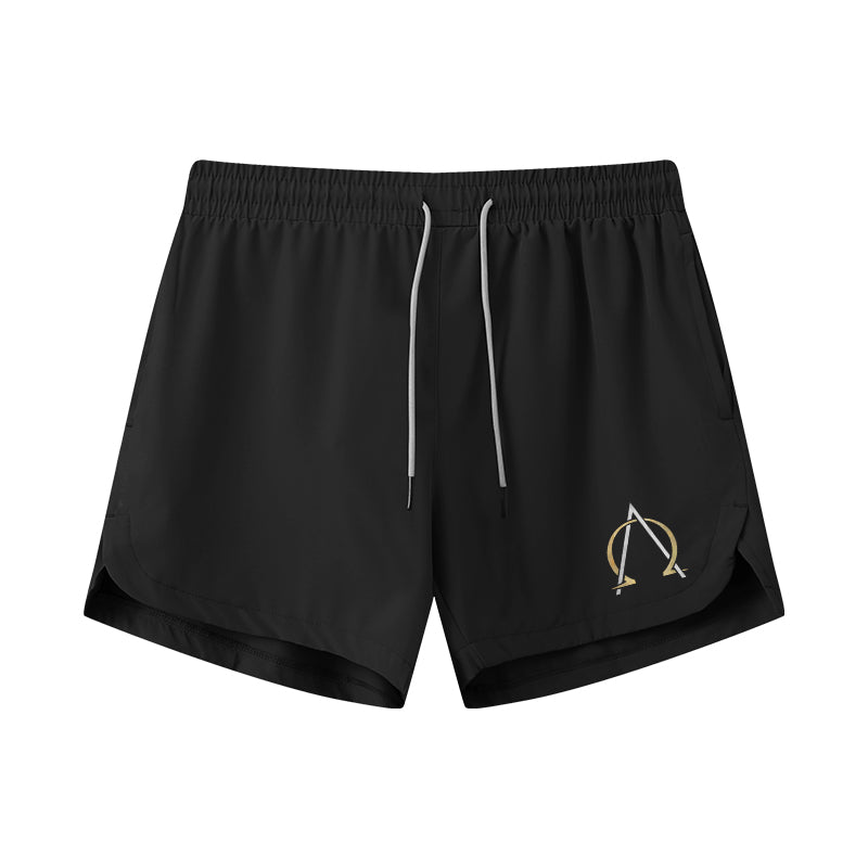 Alpha And Omega Athletic Quick-Dry Shorts