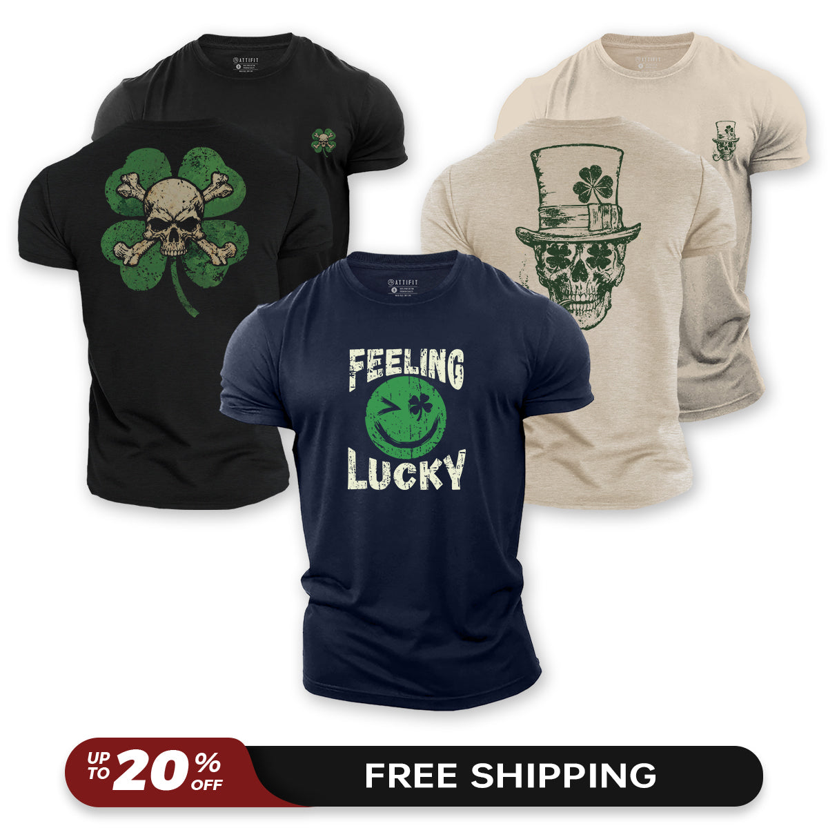 St. Patrick's Day 3-Pack - Cotton T-Shirts