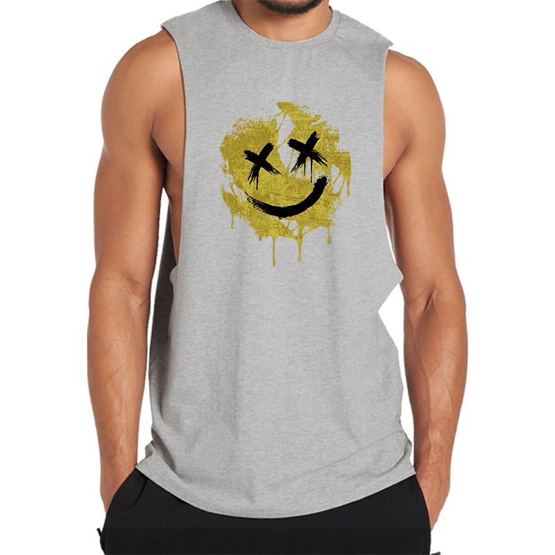 Crack Smiley Tank Top