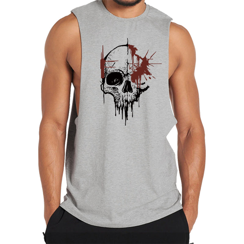 Dripping Skull Tank Top