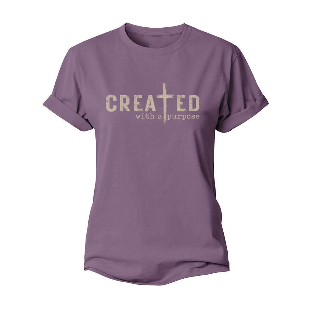 Created With A Purpose Women's Cotton T-Shirt
