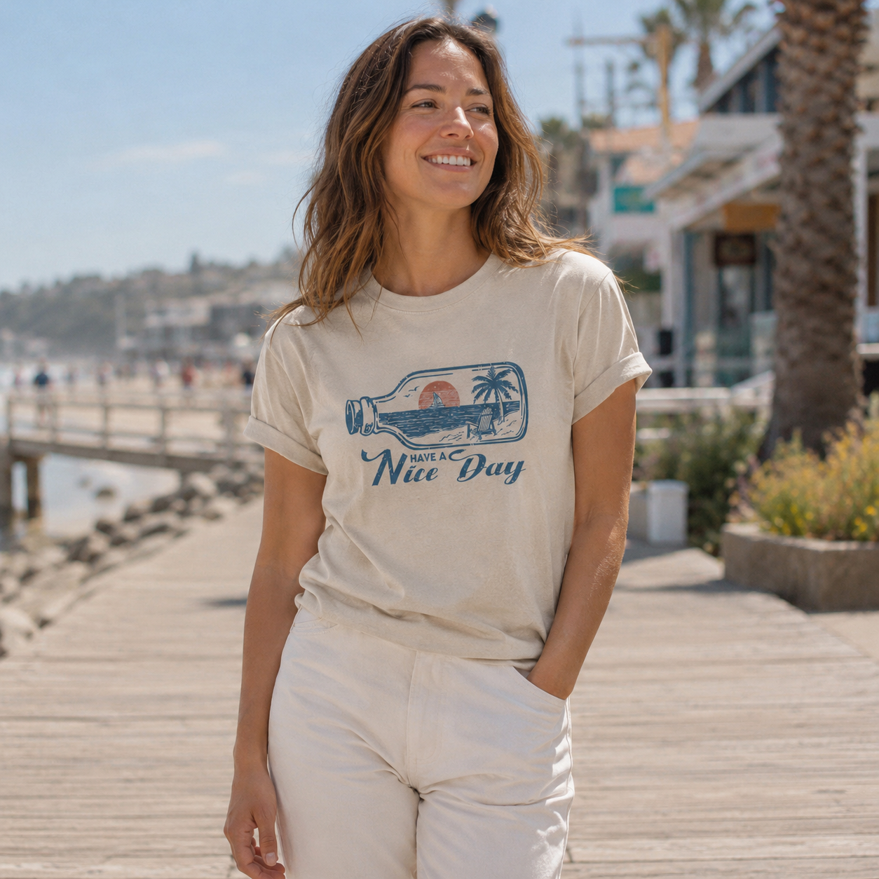 Nice Day Women's Cotton T-Shirt