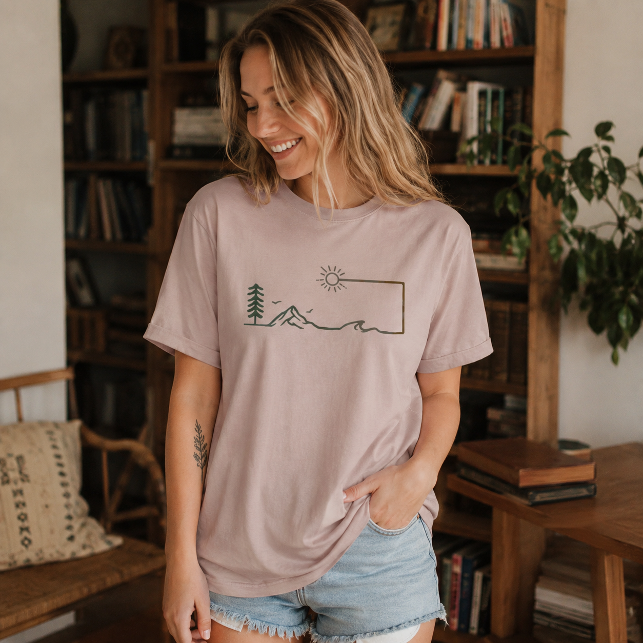 Colorful Nature Women's Cotton T-Shirt