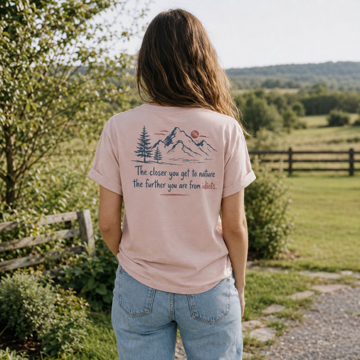 Close To Nature Women's Cotton T-Shirt