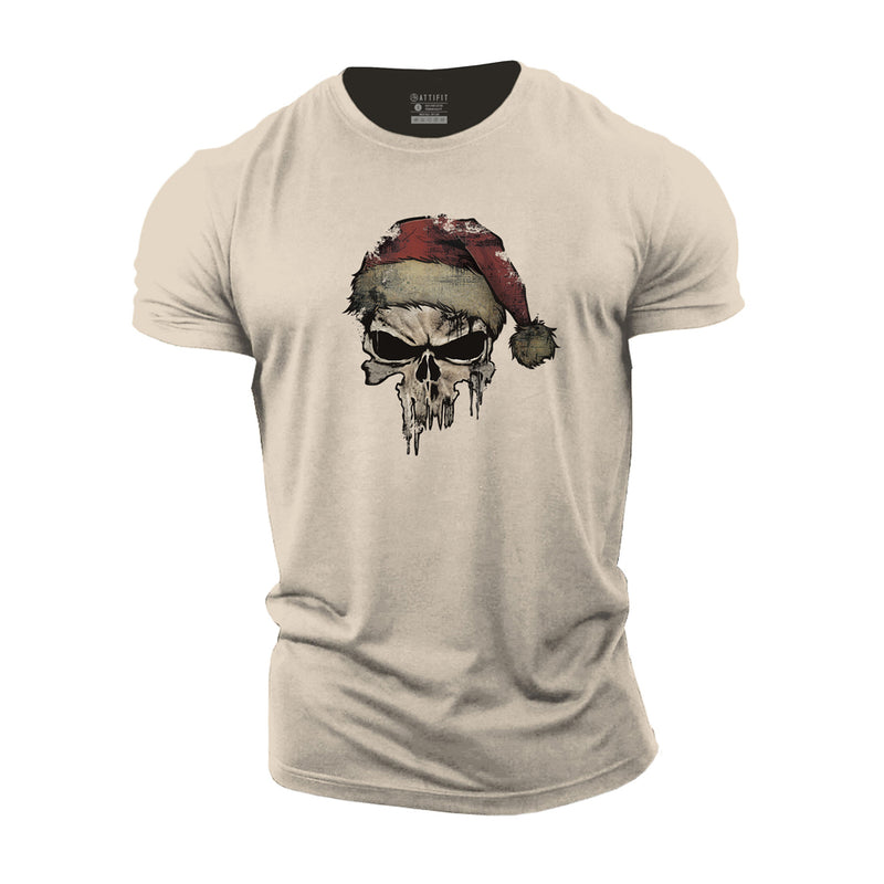 Christmas Punisher Cotton T-Shirts