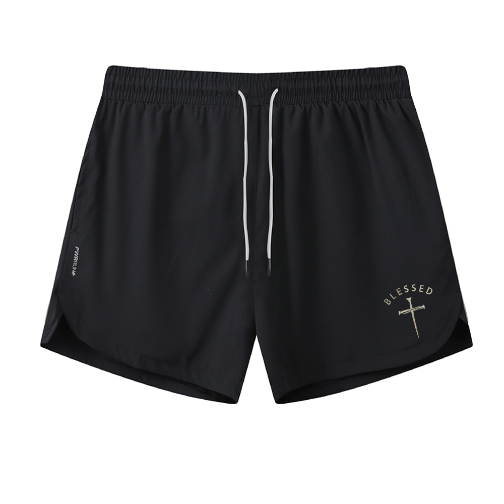 Blessed Cross Athletic Quick-Dry Shorts