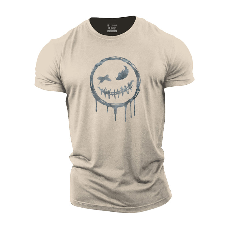 Smiley Devil Cotton T-Shirts