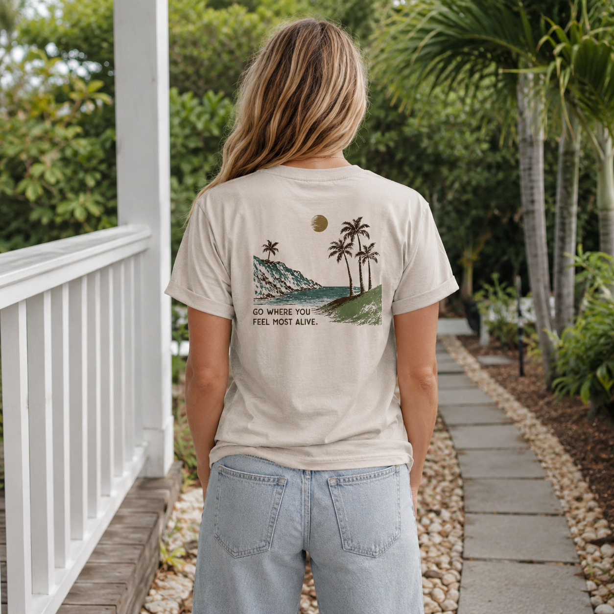 Feel Alive Women's Cotton T-Shirt