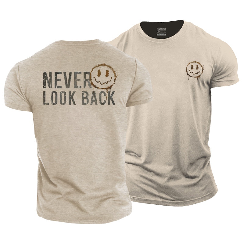 Never Look Back Cotton T-Shirts