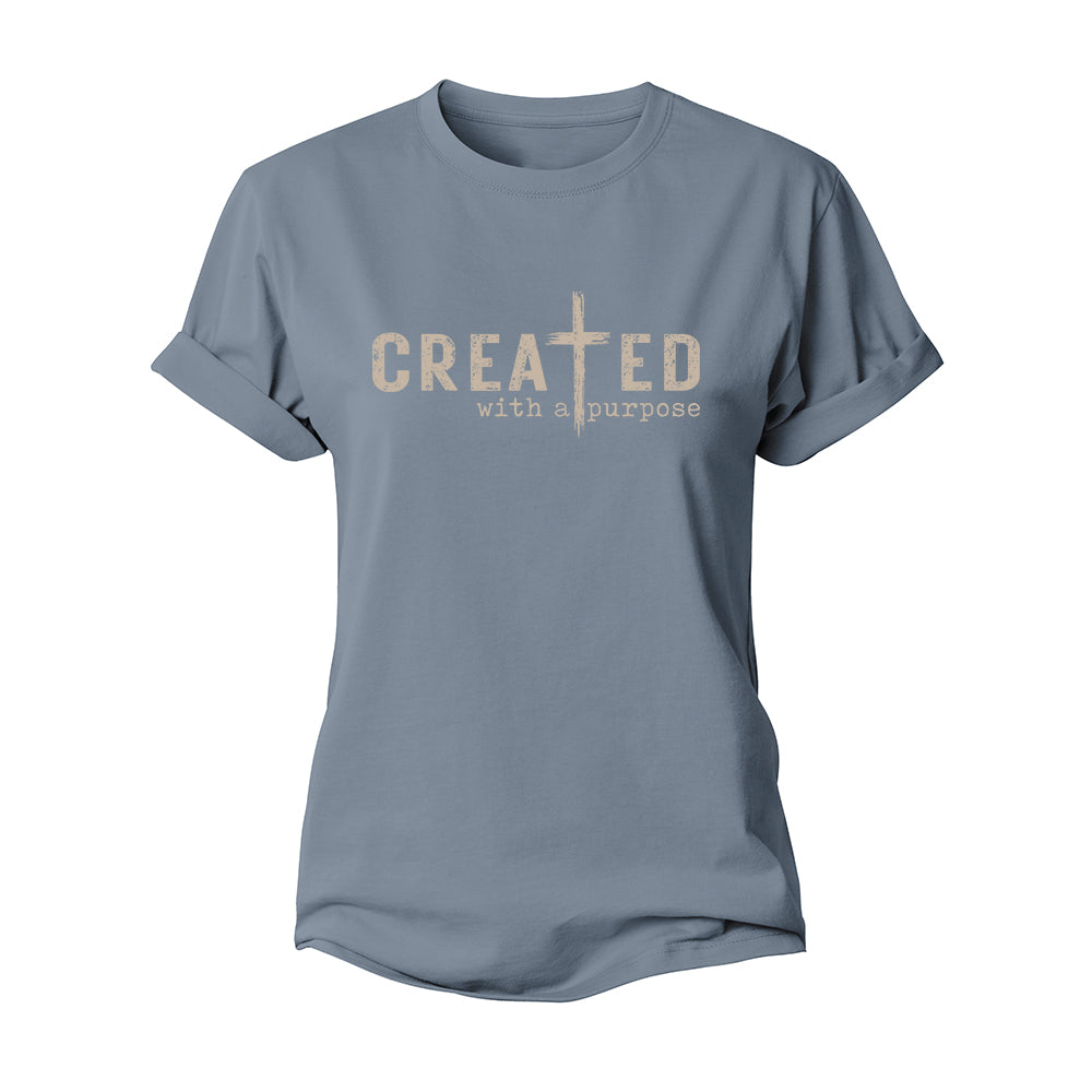 Created With A Purpose Women's Cotton T-Shirt