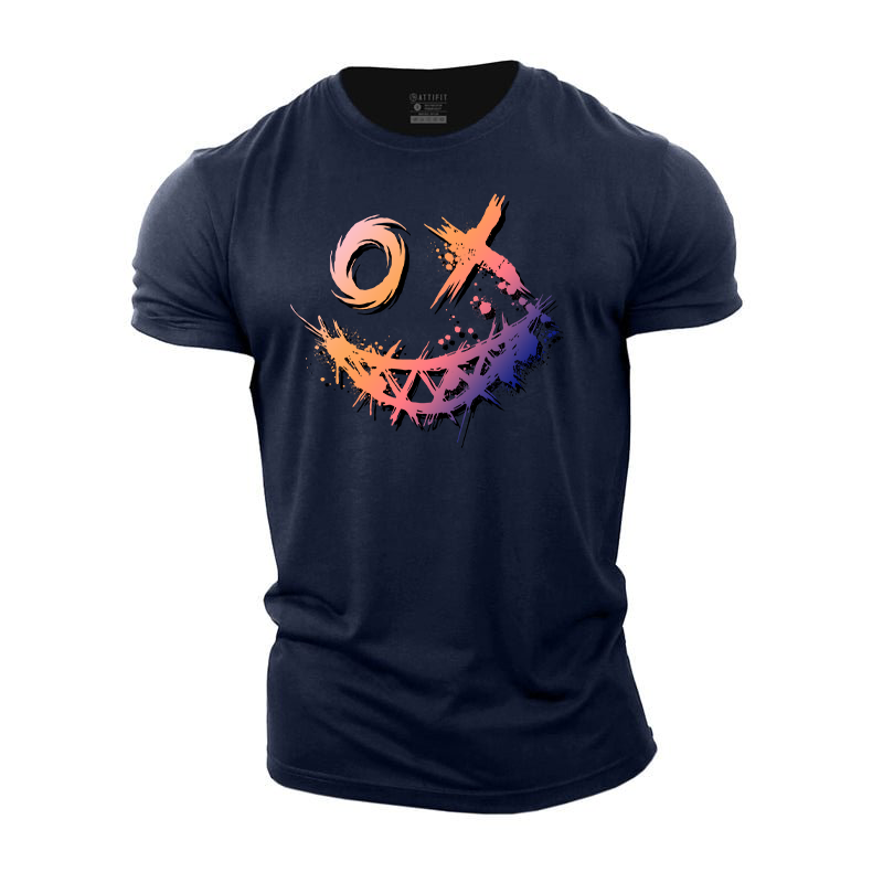 Vibrant Smiley Cotton T-Shirt