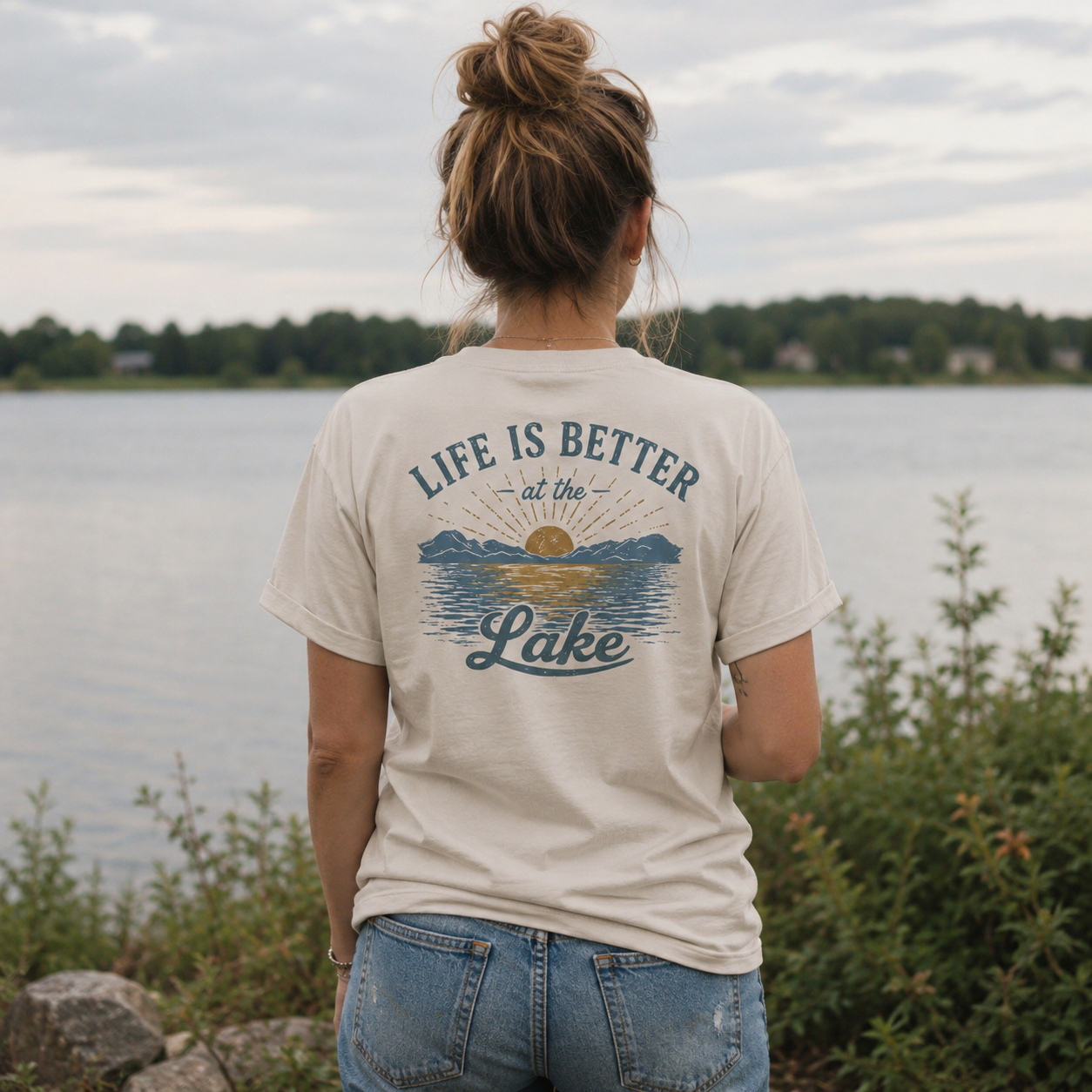 Lake Life Women's Cotton T-Shirt