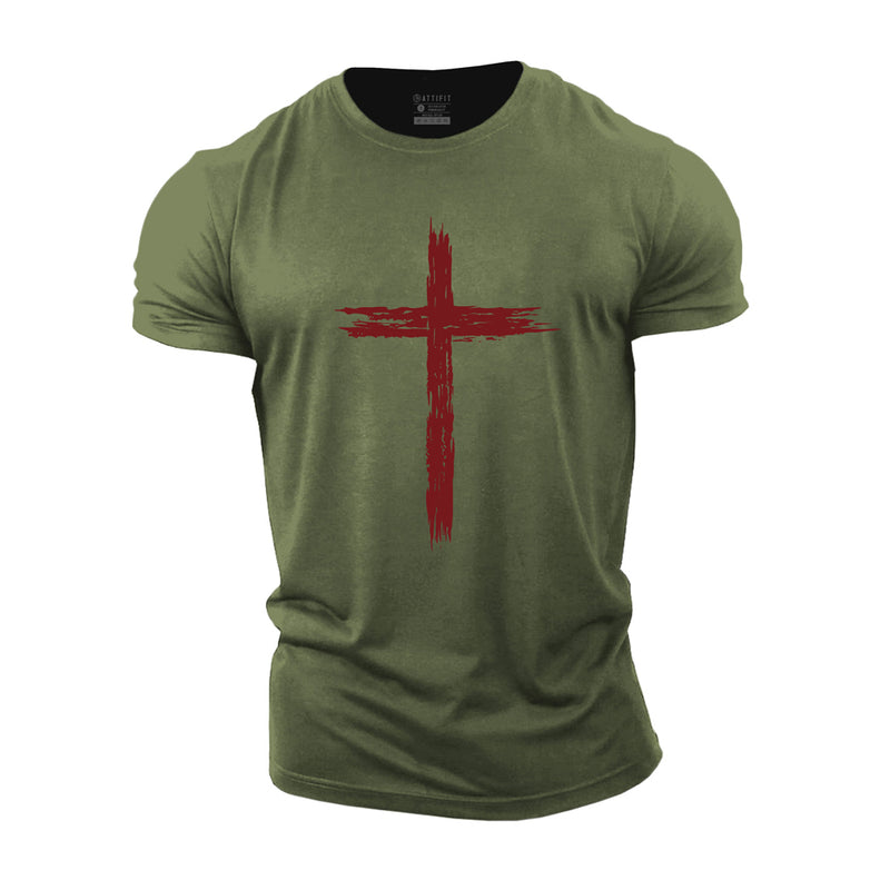Red Cross Cotton T-Shirts