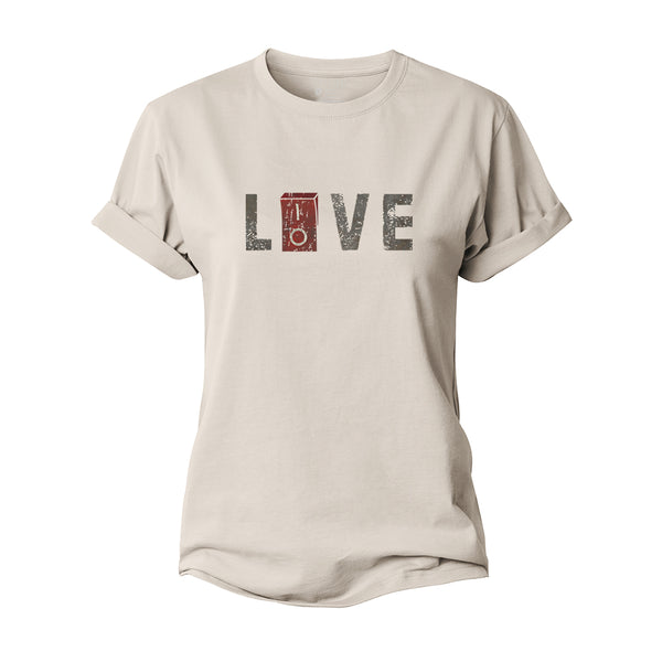 Live And Love Women's Cotton T-shirts