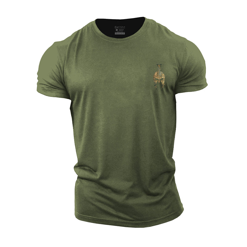 Mini Spartan Warrior Cotton T-Shirt