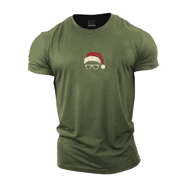 Christmas Hat Cotton T-Shirts